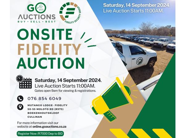 Fidelity Live Non-Starter Auction 14 Sep  2024