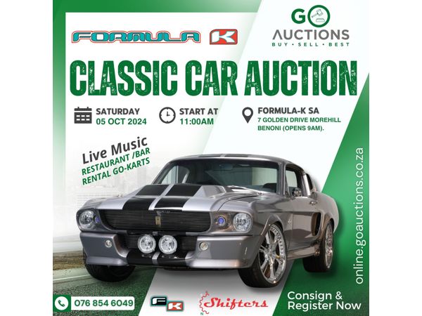 Classic Car Auction 5 Oct 2024