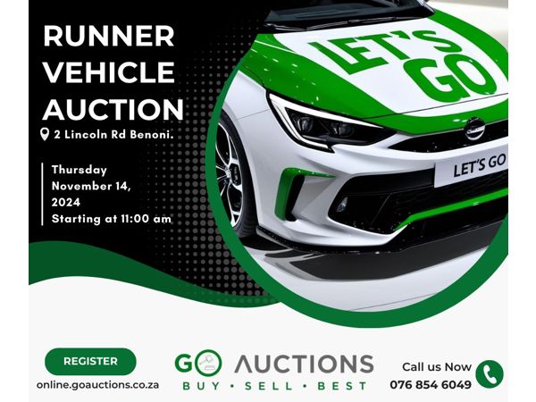 Live & online Runner Auction 14 Nov 2024