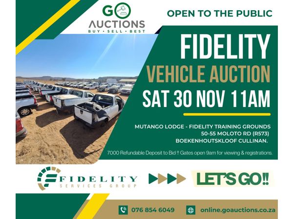 Fidelity Live Non-Starter Auction 30 Nov  2024