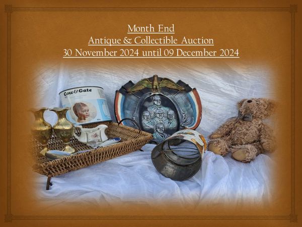 Month End Antique and Collectible Timed Auction