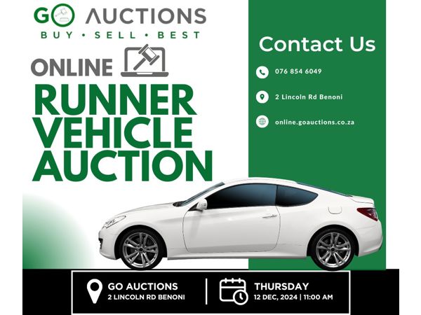 Online Runner Timed Auction 12 Dec 2024