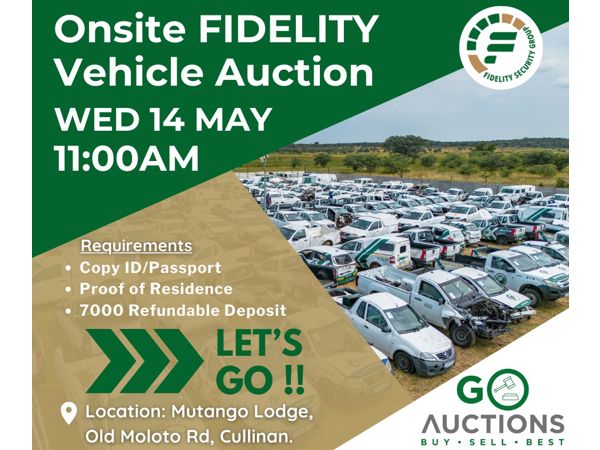 Fidelity Live Non-Starter Auction 14 May 2025