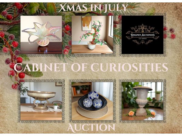 "XMAS In JULY" Cabinet of Curiosities Auction