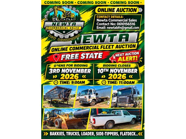 Commercial Fleet Auction - Free State