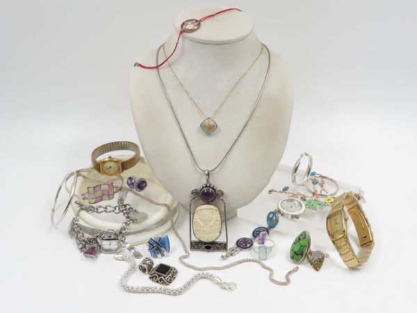 SILVER JEWELLERY & WATCH AUCTION 10 Oct' 23