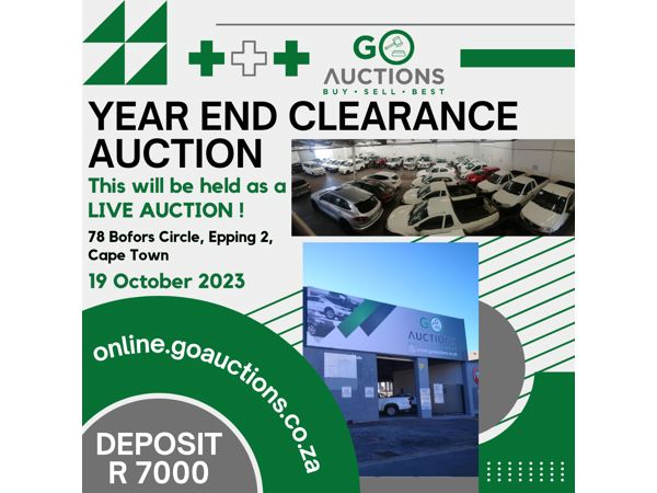 LIVE Runner & Non Runner Auction Cape Town 19 Oct