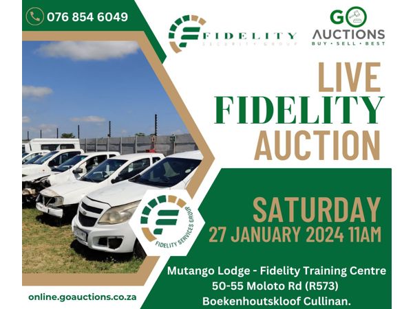 Fidelity Live Runner & Non Runner Auction 27 Jan