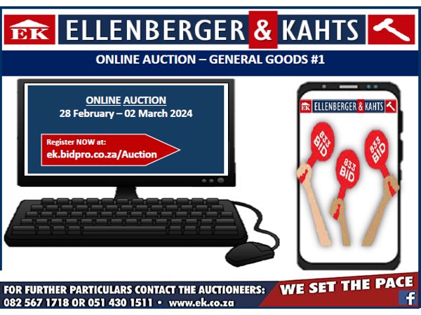 ONLINE AUCTION - GENERAL GOODS #1