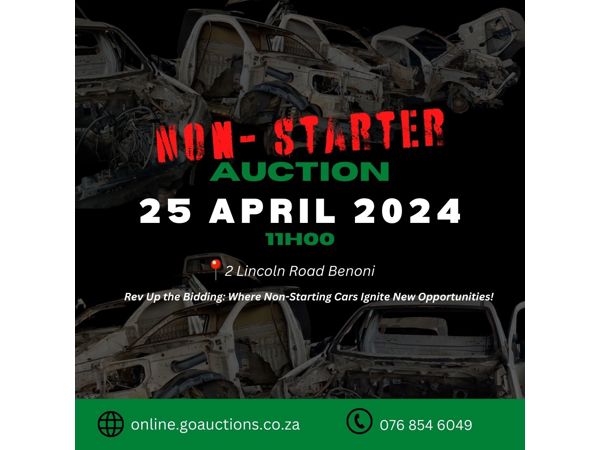 Online and Live Non-Runner Auction 25 April 2024