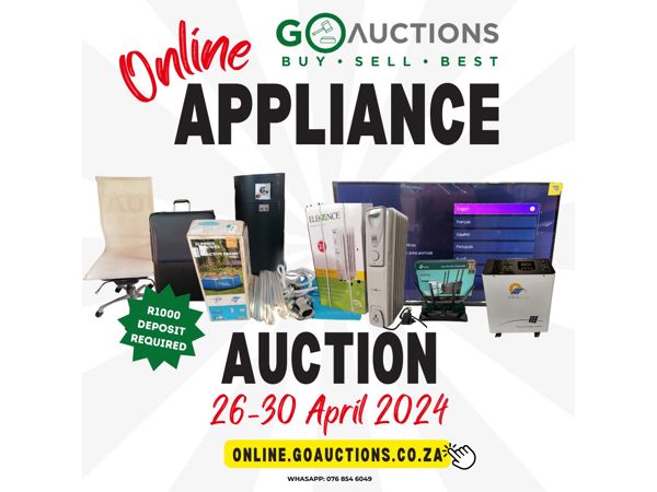 Online Appliance, Hardware & Furniture Auction 14