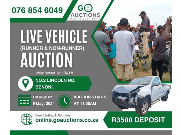LIVE & Online Non-Runner & Runner Vehicle Auction
