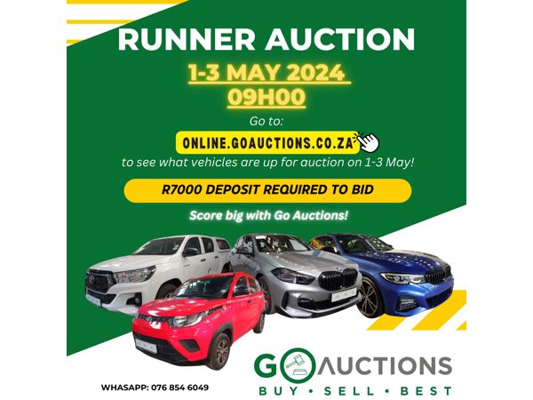 Online Runner Auction 1 May 2024 - 3 May 2024